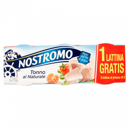 Conserve de ton, pește - Nostromo Tonno Naturale 3x70g