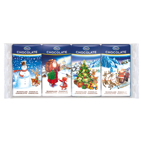 Produse Alimentare - Only Christmas Milk Chocolate 4x15g