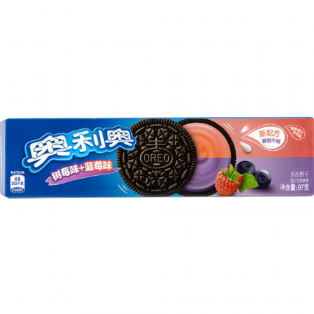 Biscuiți & Fursecuri - Oreo Blueberry & Raspberry CHN 97g