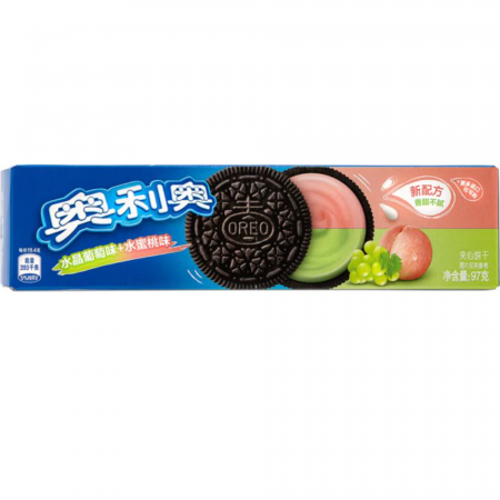Biscuiți & Fursecuri - Oreo Grape Peach CHN 97g