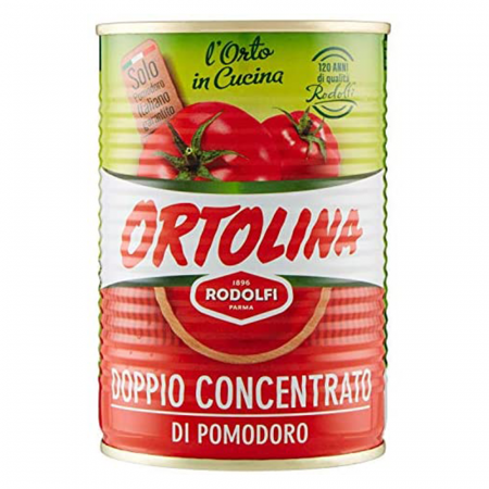 Suc de roșii, roșii decojite - Ortolina Doppio Concentrato 410g