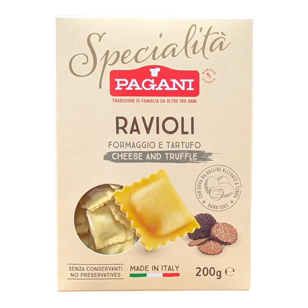 Paste Italiene - Pagani Ravioli Formaggio&Tartufo ITA 200g