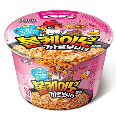 Ramen & Noodles - Paldo Volcano Carbonara King Cup KOR 105g
