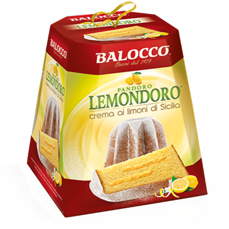 Specialități Crăciun 2025 - Pandoro Balocco Lemondoro 800g