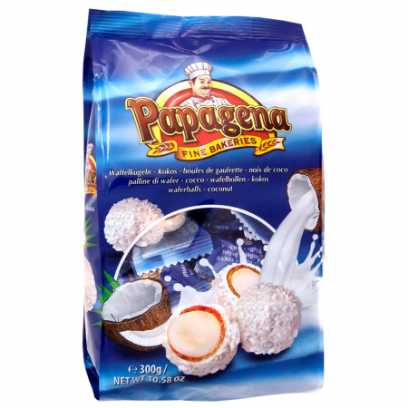 Napolitane - Papagena Bile cu Cocos 220g