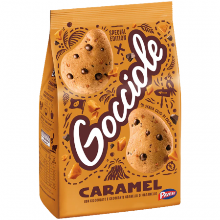 Biscuiți & Fursecuri - Pavesi Gocciole Caramel 300g