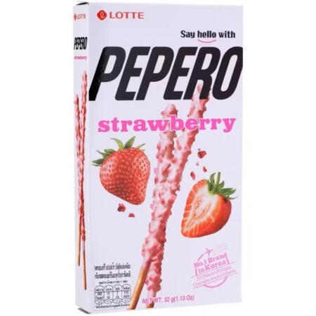 Biscuiți & Fursecuri - Pepero Strawberry KOR 32g