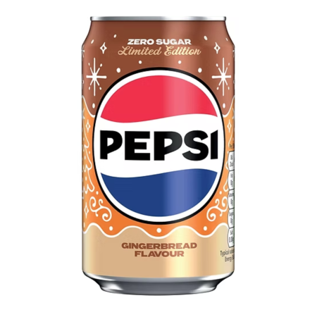 Produse Alimentare - Pepsi Gingerbread Zero Sugar UK 330ml