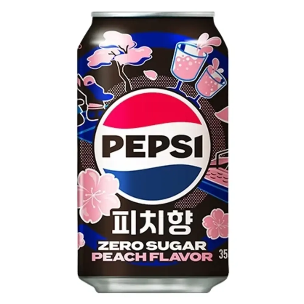Sucuri - Pepsi Zero Sugar Peach KOR 355ml