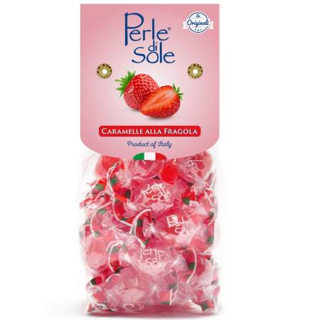 Produse Alimentare - Perle di Sole Caramele Sicilia Capsuni 200g
