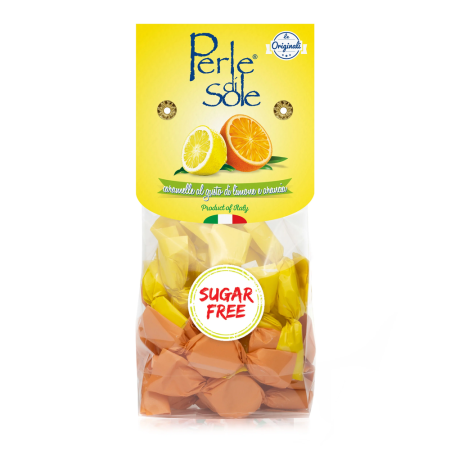 Produse Alimentare - Perle di Sole Caramele Sicilia Citrice fara Zahar 100g