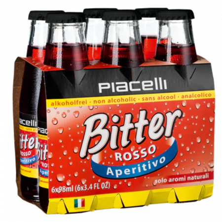 Băuturi - Piacelli Bitter Rosu 6x98ml