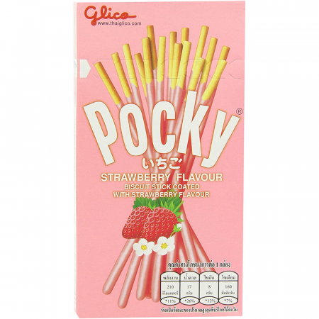 Biscuiți & Fursecuri - Pocky Strawberry THA 45g