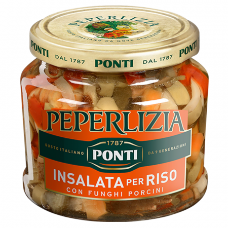 Conserve & Borcane - Ponti Insalata per Riso con Funghi Porcini 350g