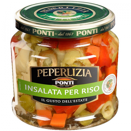 Conserve de legume - Ponti Insalata per Riso Peperlizia 350g