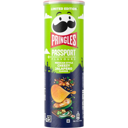 Produse Alimentare - Pringles Passport Mexican Style Cheesy Jalapeno 165g