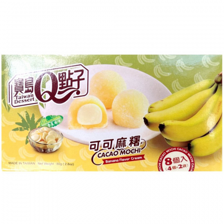 Mochi - Q Brand Mochi Cacao Banana TWN 80g