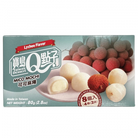 Mochi - Q Brand Mochi Cacao Lychee TWN 80g