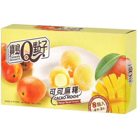 Mochi - Q Brand Mochi Cacao Mango TWN 80g