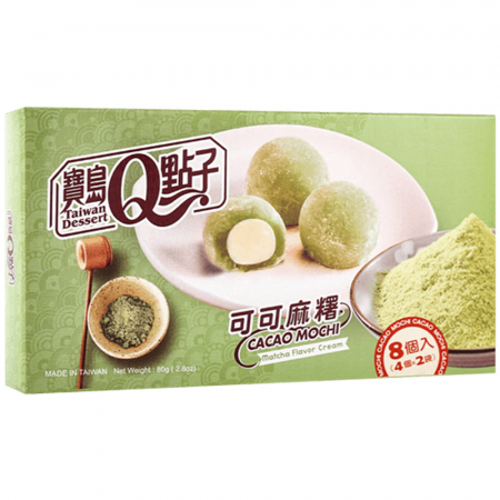 Mochi - Q Brand Mochi Cacao Matcha TWN 80g