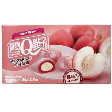 Mochi - Q Brand Mochi Cacao Peach TWN 80g