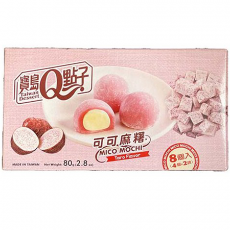 Mochi - Q Brand Mochi Cacao Taro TWN 80g
