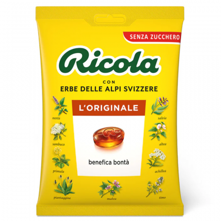 Dulciuri - Ricola L'Originale Erbe Svizzere fara zahar 70g