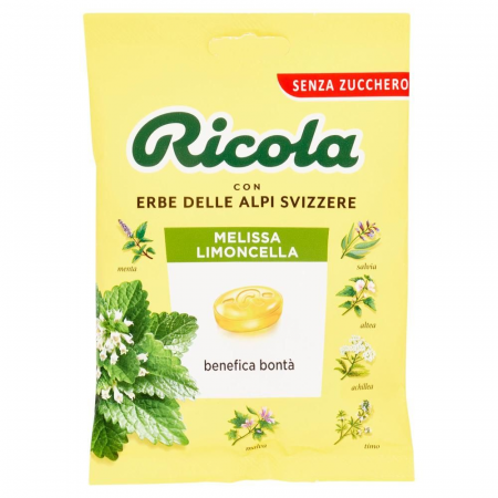 Dulciuri - Ricola Melissa/Limoncella fara zahar 70g