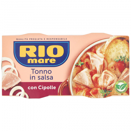 Conserve de ton, pește - Rio Mare Tonno in Salsa con Cipolle 2x160g