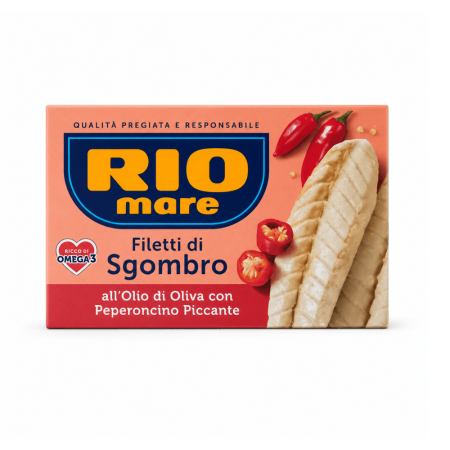 Produse Alimentare - Rio Mare Filetti di Sgombro cu Peperoncino 125g