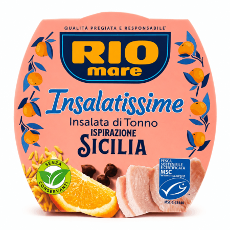 Conserve de ton, pește - Rio Mare Insalatissime Sicilia 160g