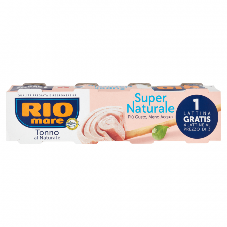 Produse Alimentare - Rio Mare Tonno Super Naturale 4x56g