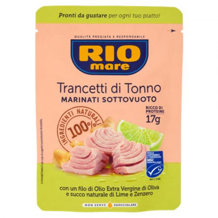 Conserve de ton, pește - Rio Mare Tonno Trancetti Lime&Zenzero 70g