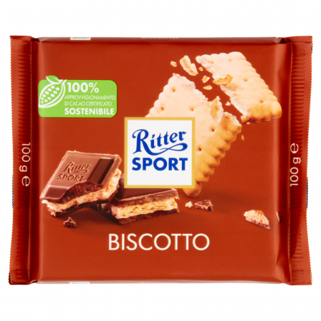 Ciocolată - Ritter Sport Biscotto 100g