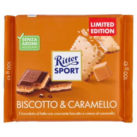 Produse Alimentare - Ritter Sport Biscotto&Caramello 100g