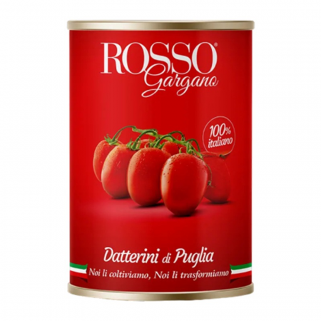 Suc de roșii, roșii decojite - Rosso Gargano Datterini di Puglia 400g