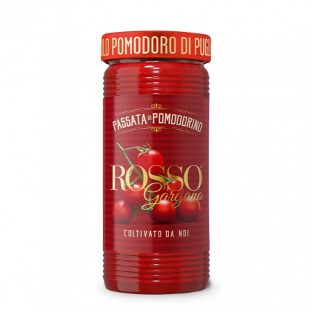 Suc de roșii, roșii decojite - Rosso Gargano Passata di Pomodorini 290g