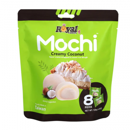 Produse Alimentare - Royal Family Mochi Creamy Coconut TWN 120g