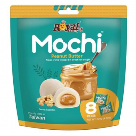 Produse Alimentare - Royal Family Mochi Peanut Butter TWN 120g