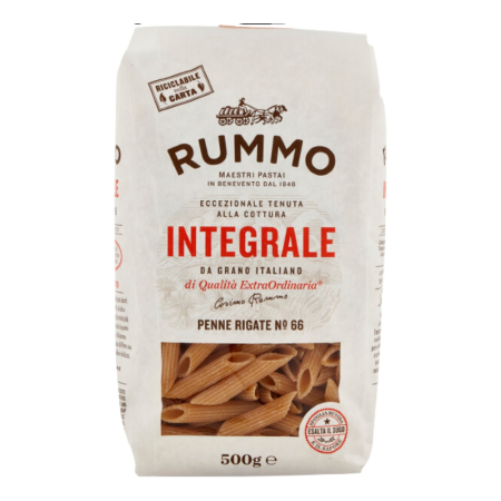Paste Italiene - Rummo 66 Penne Rigate Integrale 500g