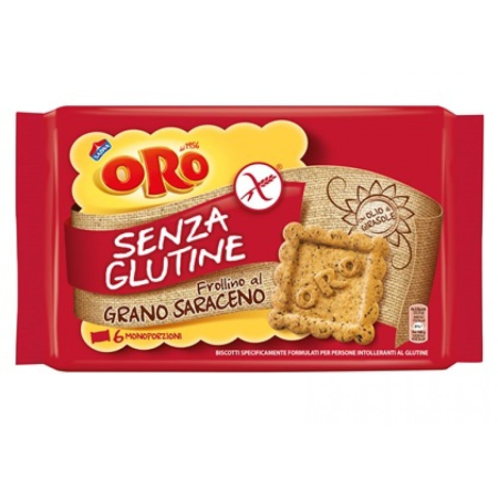 Biscuiți & Fursecuri - Saiwa Oro Grano Saraceno Biscuiti Fara Gluten ITA 240g