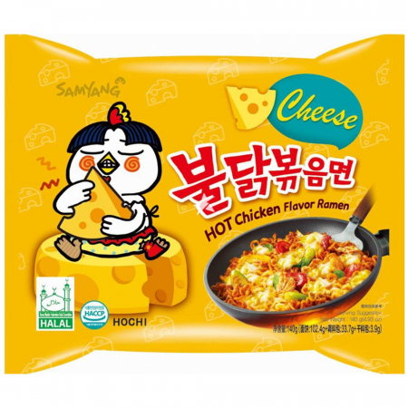 Produse Alimentare - Samyang Buldak Ramen Cheese Hot KOR 140g