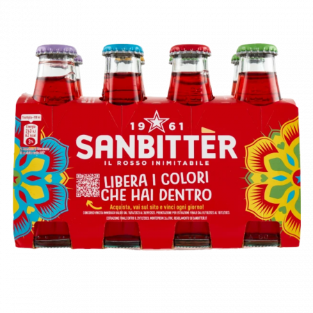Băuturi - San Pellegrino Sanbitter Rosso 8x100ml