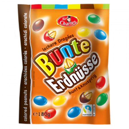 Jeleuri & Bomboane - Sir Charles Bunte Erdnusse 180g