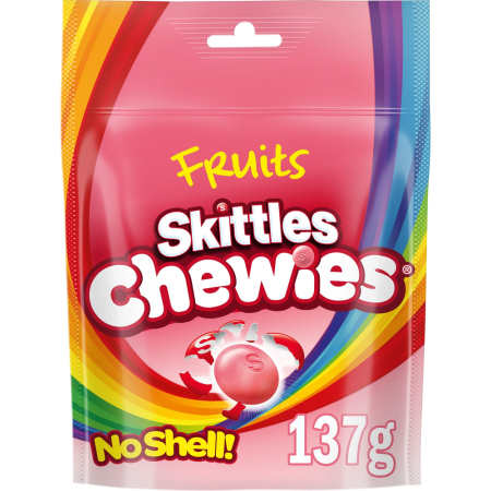 Jeleuri & Bomboane - Skittles Fruits Chewies No Shell UK 137g