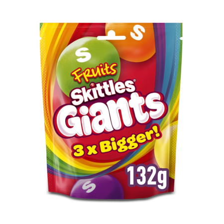 Jeleuri & Bomboane - Skittles Giants Fruits UK 132g