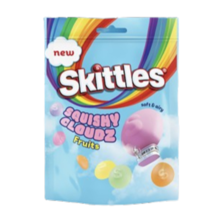 Jeleuri & Bomboane - Skittles Squishy Cloudz Fruits UK 94g