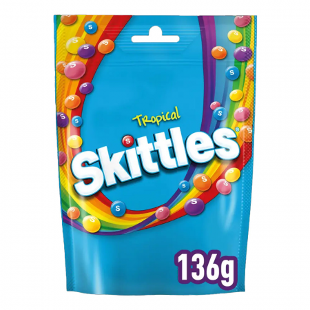 Jeleuri & Bomboane - Skittles Tropical 136g