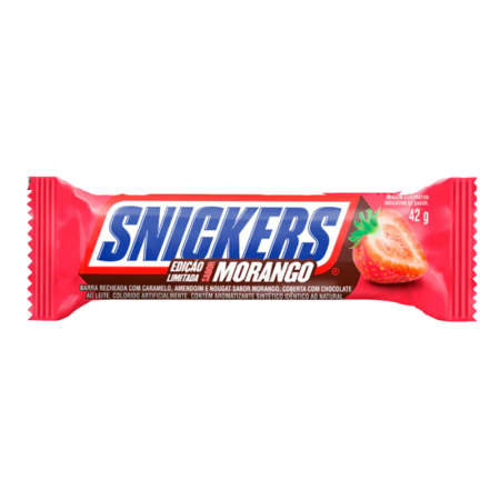 Produse Alimentare - Snickers Morango Strawberry BRA 42g