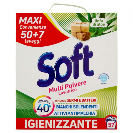 Detergent rufe - Soft Linfa di Aloe 50+7 spalari